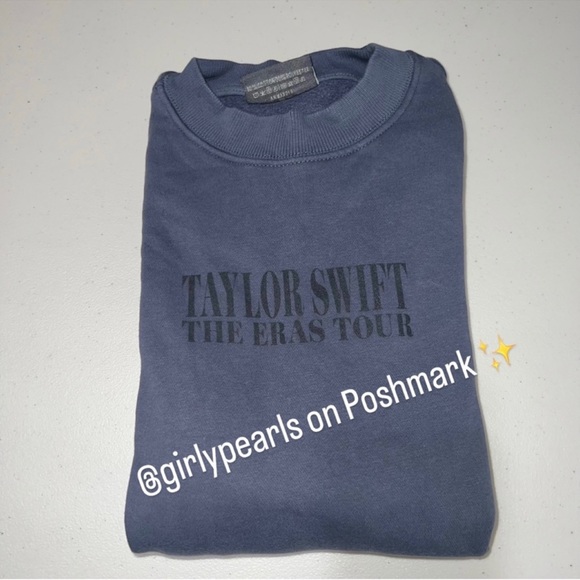 Taylor Swift Exclusive Eras Tour Crewneck Sweater Official Merch NEW - Picture 7 of 16